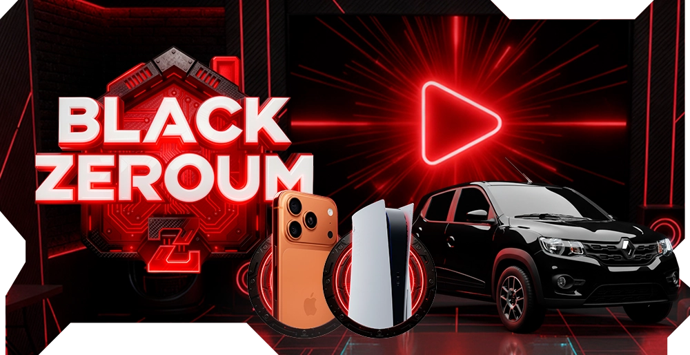 Imagem do cabeçalho da Zeroum.bet, promovendo lives e promoções